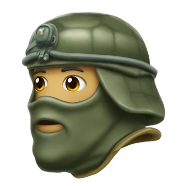 Tartarughe militare sticker