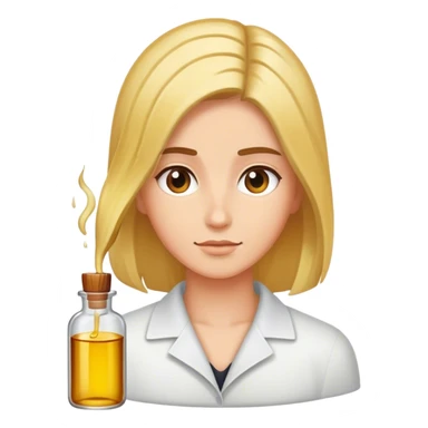 Hair oiling  sticker