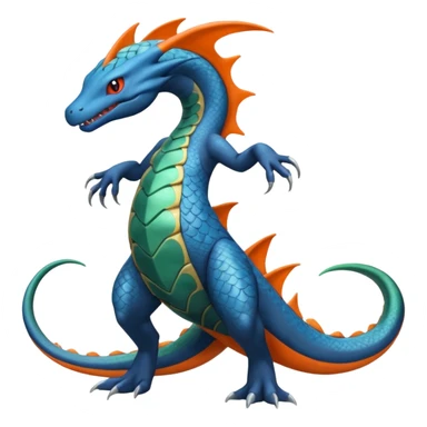 Salandit-Salamence-Cresselia-Zygarde-Fakémon-fusion, full body sticker