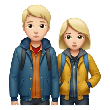 Someone helping otherone drunk friend walk home sticker