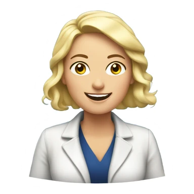 White woman celebrating New Year’s Eve  sticker