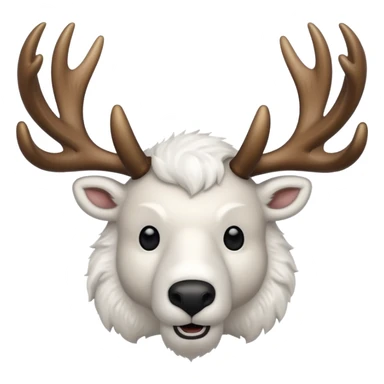 polar caribou sticker