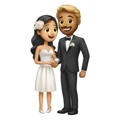 Wedding proposal sticker