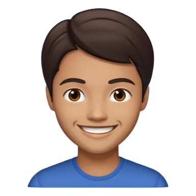 Eka Darville with dark brown hair sticker