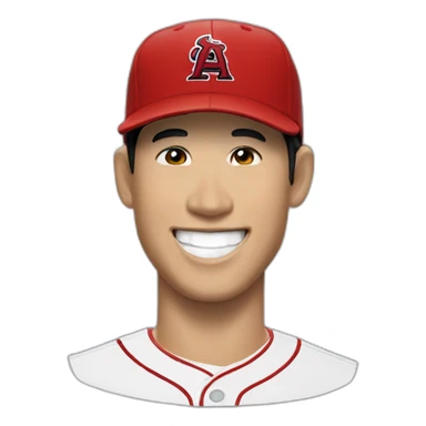 shohei ohtani laugh sticker