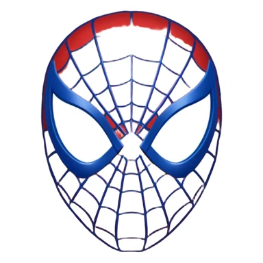 Spiderman mask only sticker