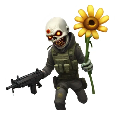 counter strike online light zombie with flower sticker