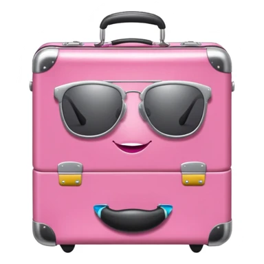 pink traveling goals sticker