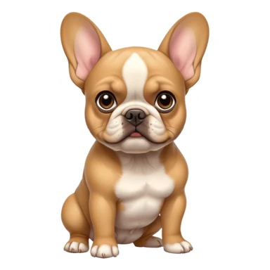Fawn French Bulldog sticker