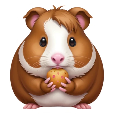 Guinea pig eating  sticker