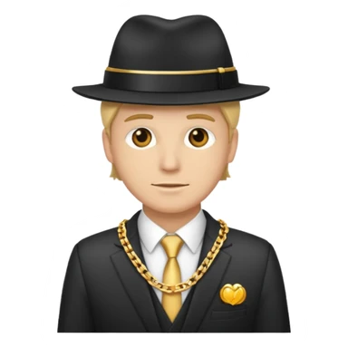 White guy pimp sticker