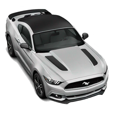 Mustang black 2017 sticker