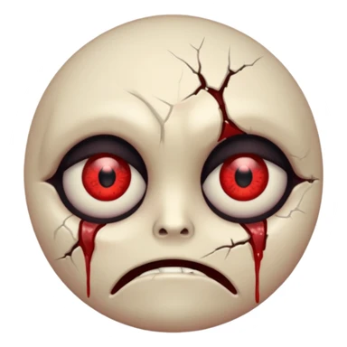 Vecnas face  sticker