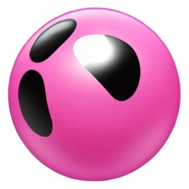 pink 8 ball sticker