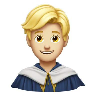 blond boy magic wizard halloween  sticker