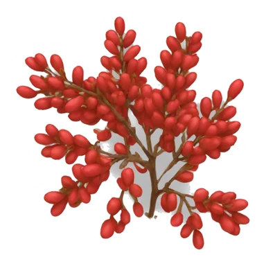 red barberry  sticker