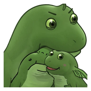 drake kissing a baby sticker