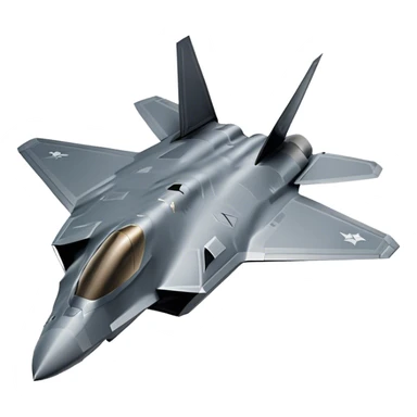 F-22 Raptor - Lockheed Martin (Model Year: 2020) (Iconic colour: Stealth gray) sticker