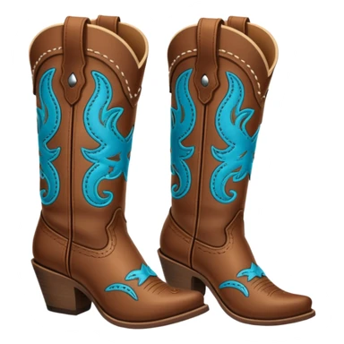 cowgirl boots  sticker