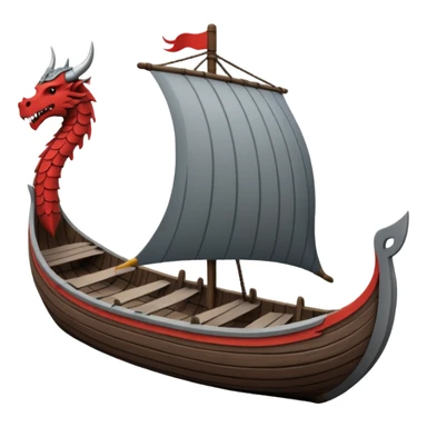 Barco vikingo sticker