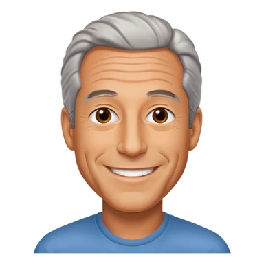 Photo-accurate hyperrealistic Jeffrey Epstein sticker