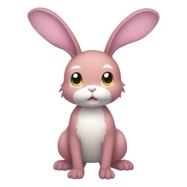 Fakemon-Bunny full body sticker
