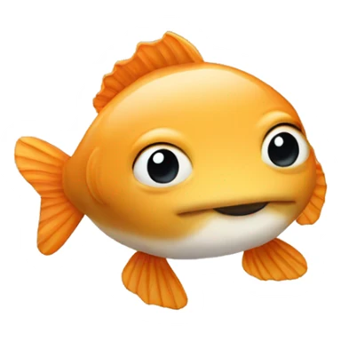 fish-shaped bun sticker