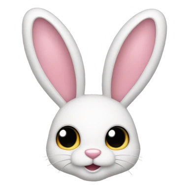 Easter Bunny with three heads sticker