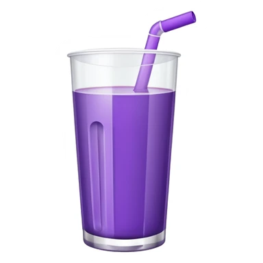 suco de caixinha branco e roxo sticker