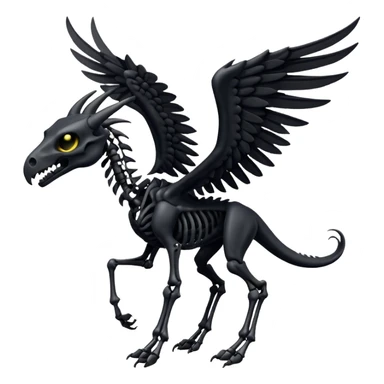 thestral: Winged horses visible only to those who have witnessed death and understand its significance. sticker