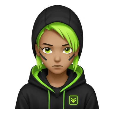 Cyberpunk hacker sticker