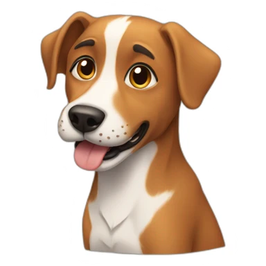 Dog animation sticker