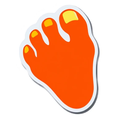 Toe sticker