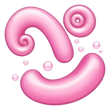 mix light pink dark pink and white girly voicemail sticker