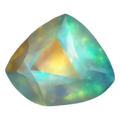 Opal and citrine sticker