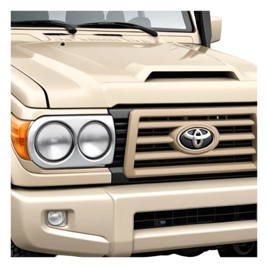 landcruiser 79 series - Toyota (Model Year: 2008) (Iconic colour: sand) sticker