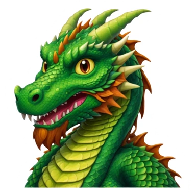 dragon with long bearded and jersey sticker