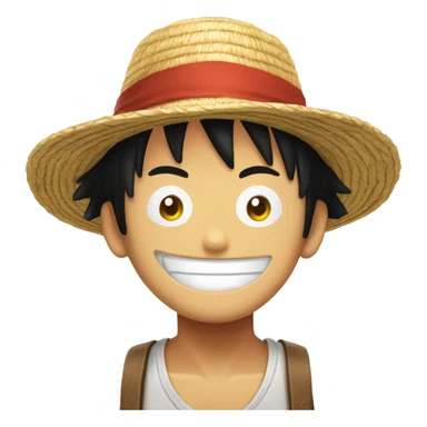 Luffy chapeau de paille  sticker