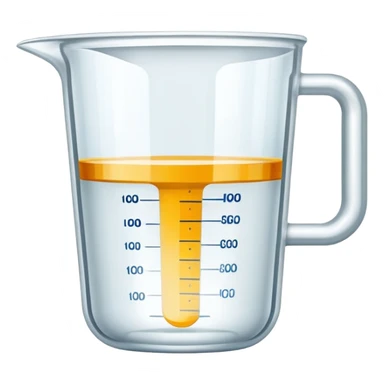 measuring cup for drinks sticker