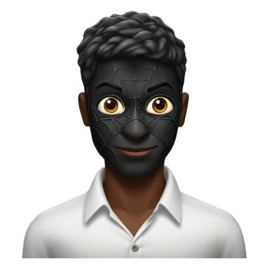 Black spider man from Tamil Nadu  sticker