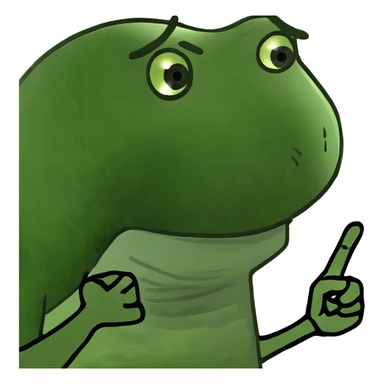 A emoji of a hand hitting the b.l.o.o.d symbol  sticker