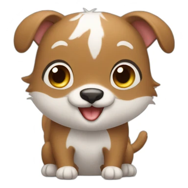 happy animal sticker