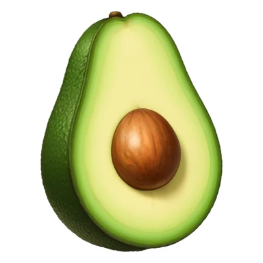 ToonyHalf Avocado sticker
