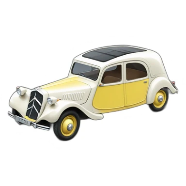 Citroën traction 15cv sticker