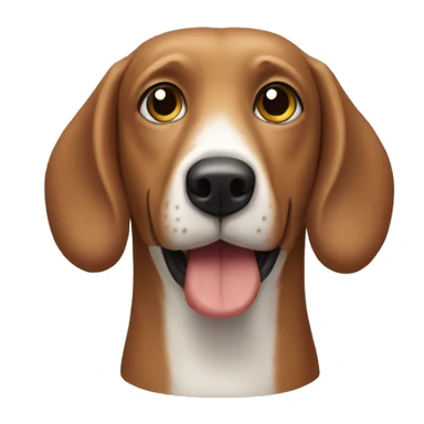 Perro salchicha de pelo largo sticker