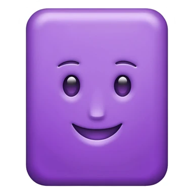 purple Rectangle shape sticker