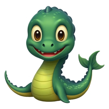 Create an emoji of Lochness monster sticker
