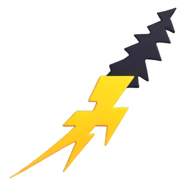 lightning bolt sticker
