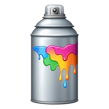 bombe de peinture sticker