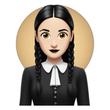 Wednesday Addams from Netflix  sticker